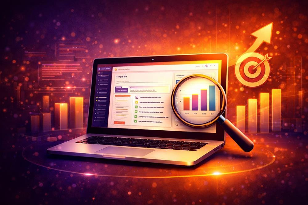 Surfer SEO audit dashboard showing keyword rankings, SEO score and optimization suggestions